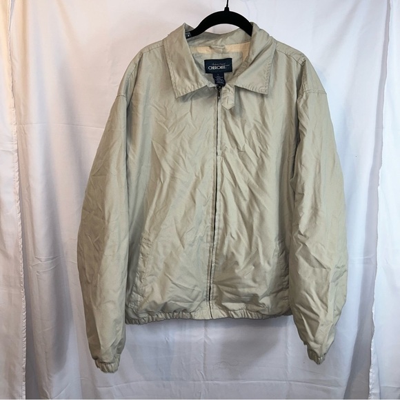 Cherokee Jacket Harrington Windbreaker Lining Long Sleeve Full Zip Collared Top - Picture 6 of 11